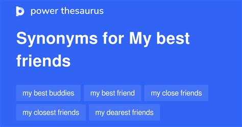 best friend synonyms|BEST FRIEND in Thesaurus: 100+ Synonyms & Antonyms for BEST FRIE.